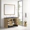James Martin Vanities Hudson 48in Single Vanity, Light Natural Oak w/ 3 CM Charcoal Soapstone Top 435-V48-LNO-3CSP - alternate 7